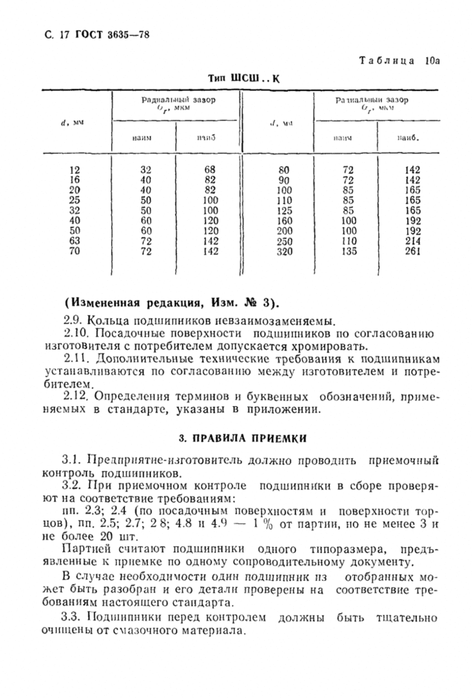 Подшипник гост 3635 78