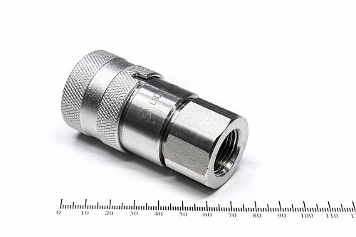 БРС для РВД Flat Face G 1/2" розетка (LSQ-FF-04SF-G1/2 DN12.5) | Кирелис