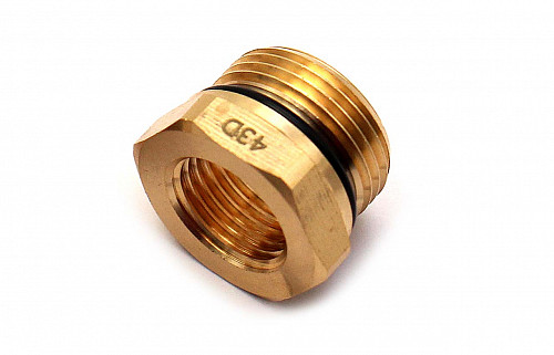 Фитинг переходник прямой D2532 М22Х1.5С-М16х1,5 Камоцци (Camozzi) | Кирелис