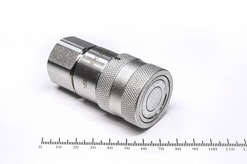 БРС для РВД Flat Face G 1/2" розетка (LSQ-FF-04SF-G1/2 DN12.5) | Кирелис