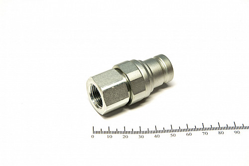 БРС для РВД Flat Face G 3/8" ниппель (LSQ-FF-03PF-G3/8 DN10) | Кирелис