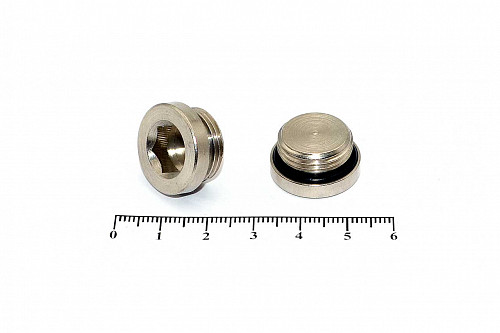 Заглушка латунная JDG 03 (G3/8") HIMPT | Кирелис