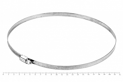 Хомут червячный 200-220/9 нерж. W2 (AISI 430) HIMPT | Кирелис