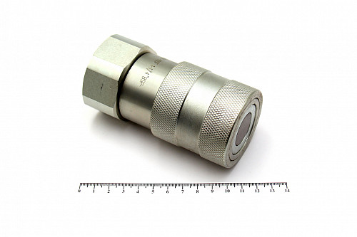 БРС для РВД Flat Face G 1 1/4" розетка (LSQ-FF-10SF-G1 1/4 DN25) | Кирелис