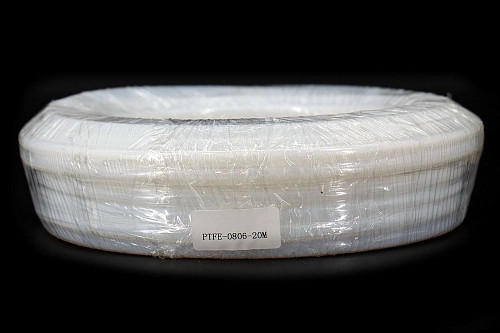 Пневмотрубка фторопластовая (тефлоновая) PTFE 8х6 мм (14 атм, белая) HIMPT | Кирелис