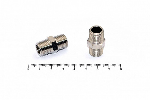 Ниппель с наружной резьбой JW 02 (R1/4") HIMPT | Кирелис