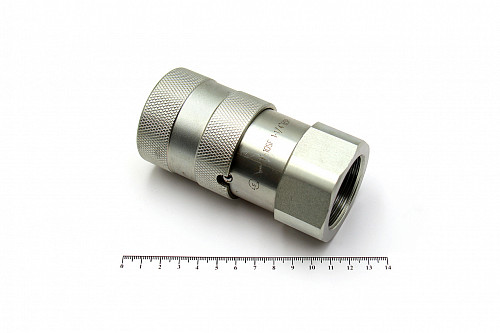 БРС для РВД Flat Face G 1 1/4" розетка (LSQ-FF-10SF-G1 1/4 DN25) | Кирелис