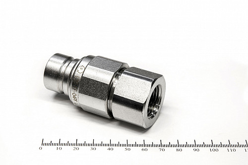 БРС для РВД Flat Face G 1/2" ниппель (LSQ-FF-04PF-G1/2 DN12.5) | Кирелис
