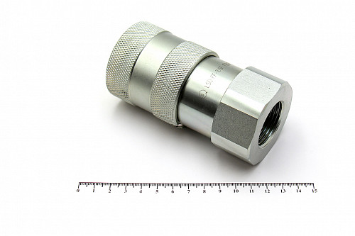 БРС для РВД Flat Face G 1" розетка (LSQ-FF-10SF-G1 DN25) | Кирелис