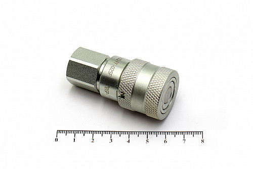 БРС для РВД Flat Face G 1/4" розетка (LSQ-FF-02SF-G1/4 DN 6.3) | Кирелис