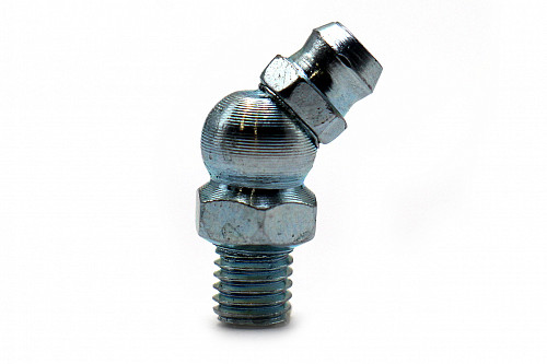 Пресс-маслёнка угловая 45° 1/4"х28 UNF (DIN 71412, Н2) HIMPT | Кирелис