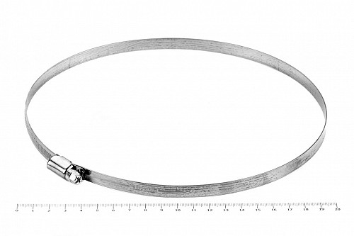 Хомут червячный 180-200/9 нерж. W2 (AISI 430) HIMPT | Кирелис