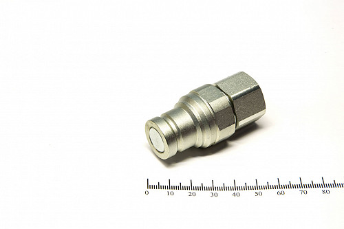 БРС для РВД Flat Face G 3/8" ниппель (LSQ-FF-03PF-G3/8 DN10) | Кирелис