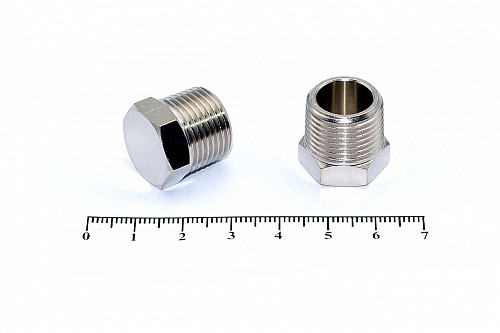 Заглушка латунная JD 03 (R3/8") HIMPT | Кирелис