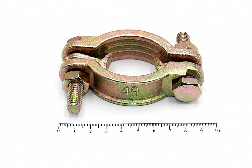 Хомут стальной силовой быстросъемный 1-1/4" (40-49 мм) | Кирелис