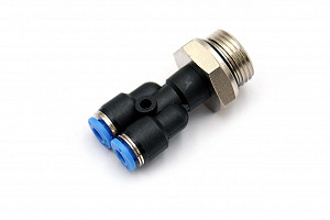 Пневмофитинг Y-образный с наружной резьбой PWT 04-03 (G3/8") HIMPT | Кирелис