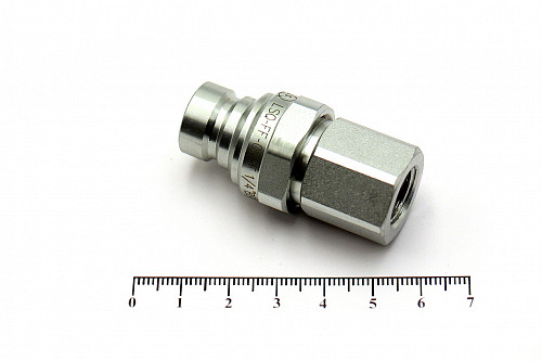 БРС для РВД Flat Face G 1/4" ниппель (LSQ-FF-02PF-G1/4 DN 6.3) | Кирелис