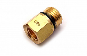 Фитинг переходник прямой D2532 М16Х1.5С-М12х1,5 Камоцци (Camozzi) | Кирелис