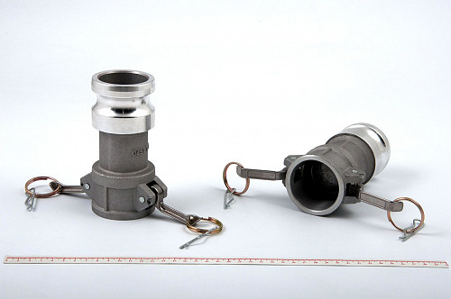 Камлок DA-1520 (МАМА 38мм + ПАПА 50мм) 1 1/2" х 2" переходной алюм. HIMPT | Кирелис