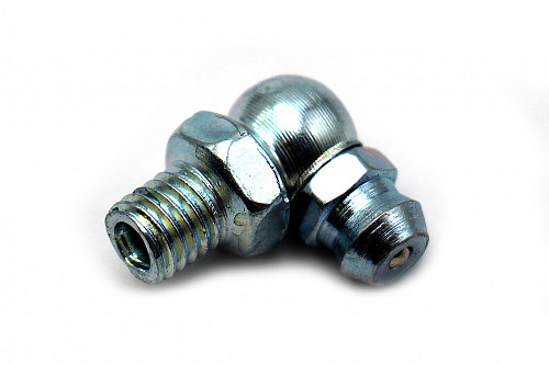 Пресс-маслёнка угловая 90° 1/4"х28 UNF (DIN 71412, Н3) HIMPT | Кирелис